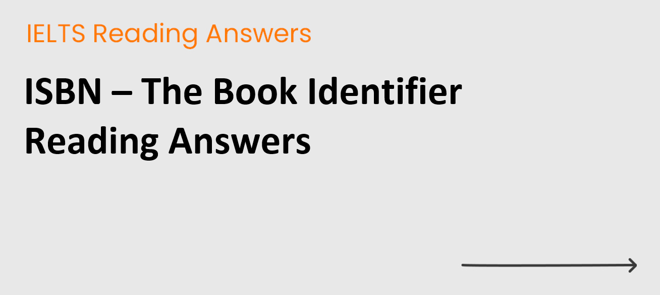 ISBN – The Book Identifier Reading Answers